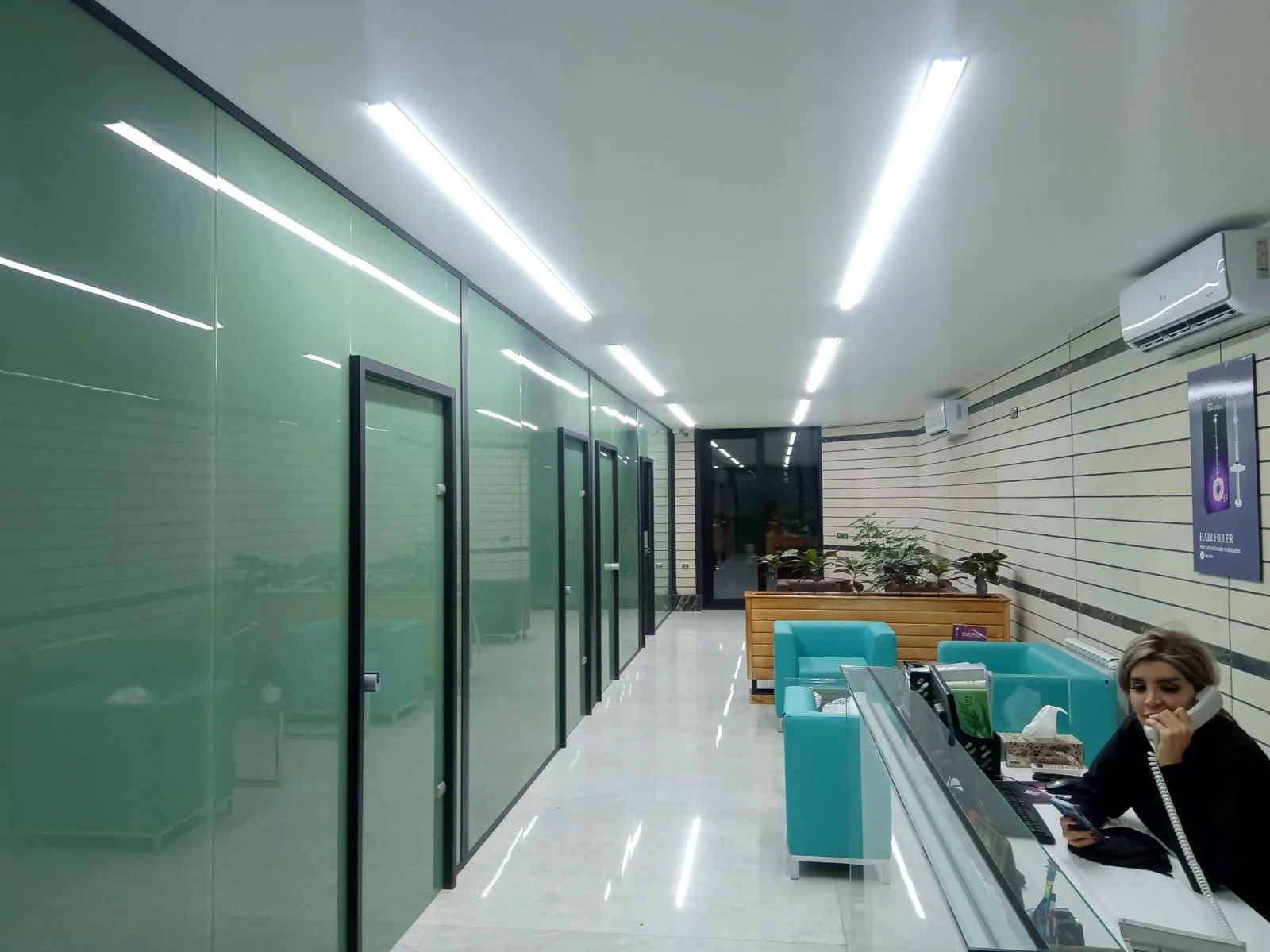 فضای کلینیک زیبایی یوکا